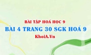 Bài 4 trang 30 SGK Hoá 9: Tính chất Hoá học của Canxi hiđroxit Ca(OH)2